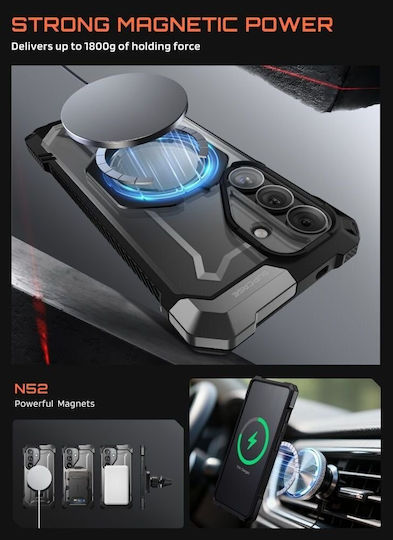 Supcase Back Cover Σιλικόνης / Πλαστικό Μαύρο (Galaxy S26)