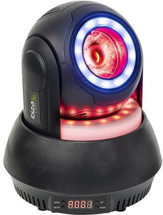 Ibiza Light Cap Mobilă RGBW 4 În 1 40W + Inele Lumină