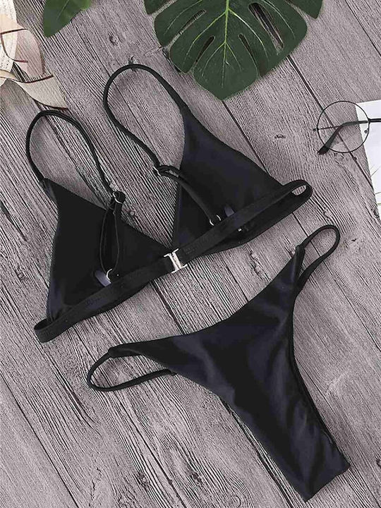 Bikini Slip Μαύρο