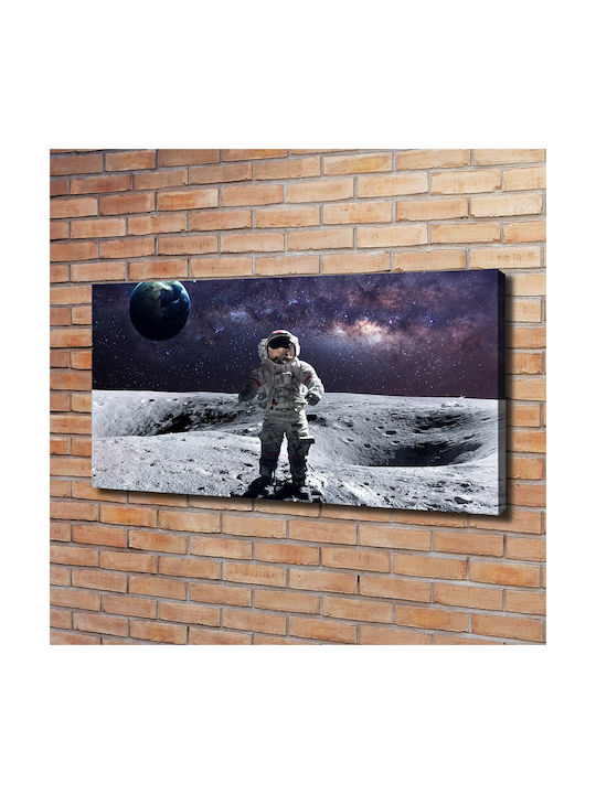 Panou De Perete Pânză Casă Birou Sau Spațiu Profesional Astronaut 120x60 Cm