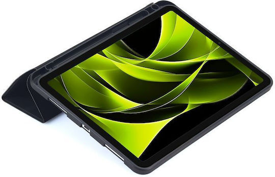 Mobile Origin Flip Cover Περιστρεφόμενη Ανθεκτική Μαύρη (iPad Air 11" M2 2024/M3 2025)
