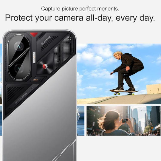 Xiaomi Poco F7 Imak Folie de Sticlă pentru Lentila Camerei Spate Versiunea Neagră