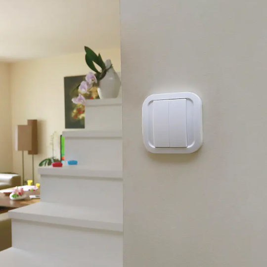 Nodon 2-button Wireless Wall Switch Zigbee System White