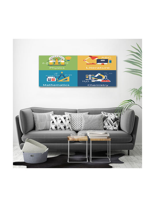 Tulup Kinder Wandkunst 125x50cm Kein Rahmen
