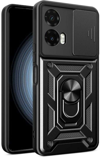 Magnetic Back Cover Μαύρο (Moto G35)