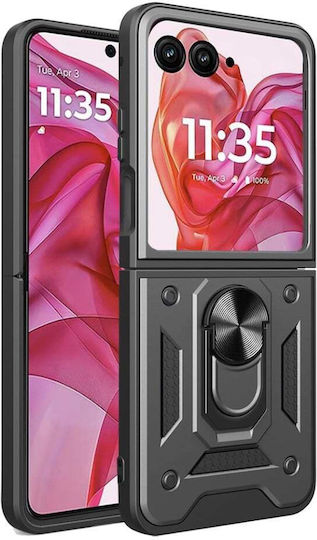 Magnetic Umschlag Rückseite Schwarz (Razr 50 Ultra)