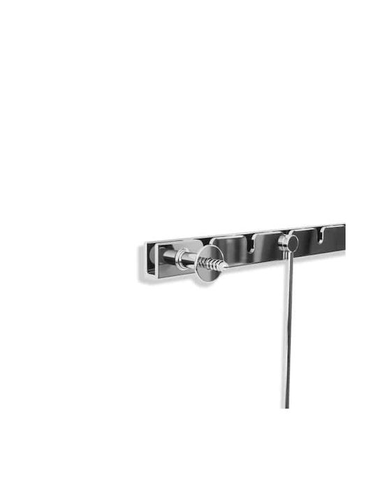 Umbra Multi Wall-Mounted Picture Frame 5 Photos Metallic With Silver Frame 5 Pieces