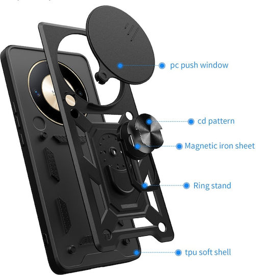 Magnetic Задна корица Черен (Huawei Nova 12i)
