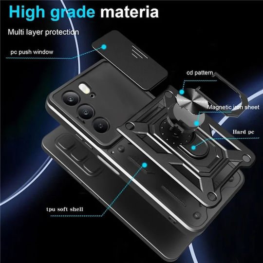 Techsuit Back Cover Μαύρο (Realme C75)