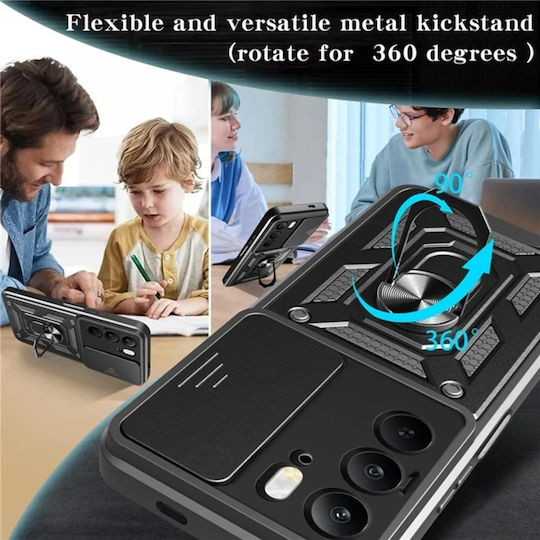 Techsuit Back Cover Μαύρο (Realme C75)