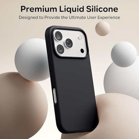Orso Cloud Back Cover Silicone Black (iPhone 17 Pro Max)