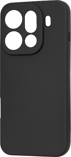 Techsuit Softflex Oppo Find Back Cover Silicone Black (Oppo Find X9 Pro)
