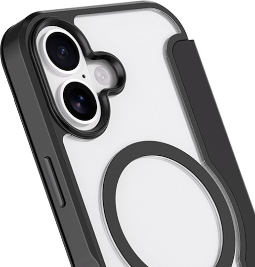 Force Case Magsafe Foliotasche Iphone 17 Ultra Verstärkt 2m Transparent Schwarz