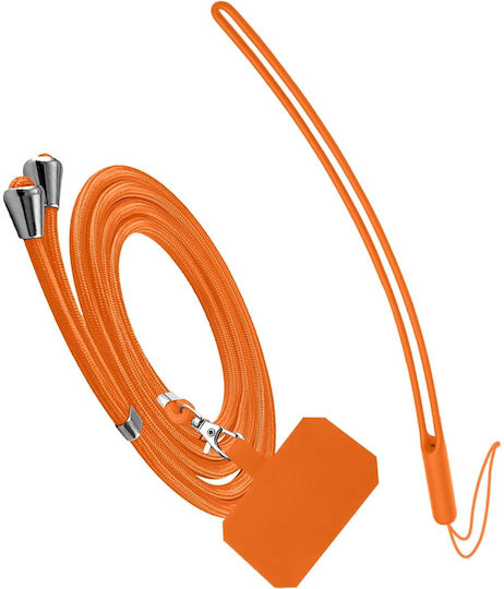 Jaym Silicone Case Iphone 14 Lanyard Wrist Strap Included Orange