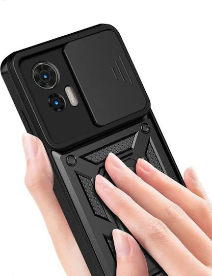 Magnetic Back Cover Negru (Motorola Edge 50 Fusion)