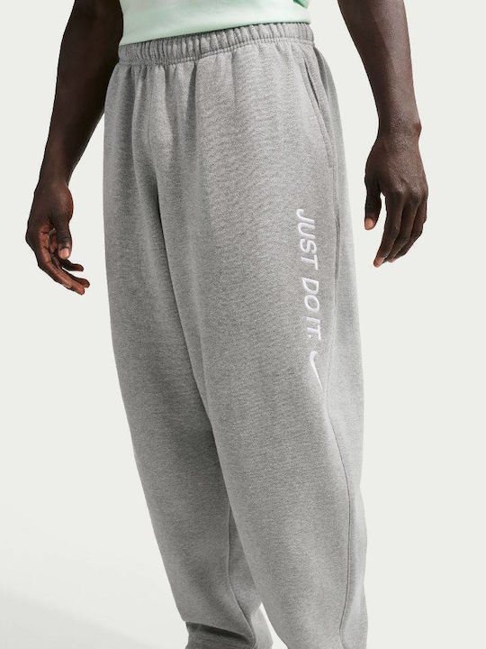 Nike Sportswear Sportswear Παντελόνι Φόρμας Grey Heather / White