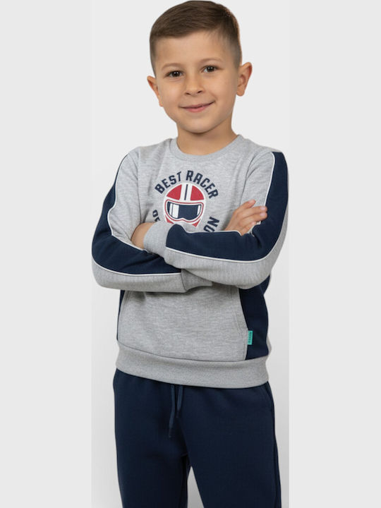 Kids Sweatpants Set Grey 2pcs