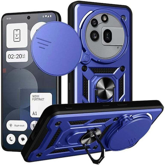 Techsuit Back Cover Albastru (Nothing Phone (3a) Pro)