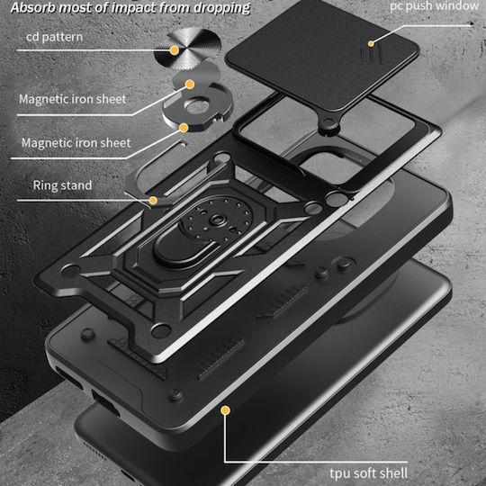 Magnetic Back Cover Μαύρο (Nothing Phone (3))