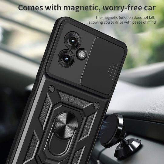 Magnetic Back Cover Albastru (Moto G55)