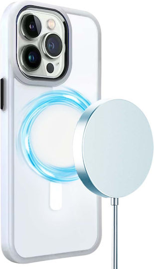 Jaym Stoßstange Handyhülle für iPhone 16 Pro Magsafe Stoßfest Weiß