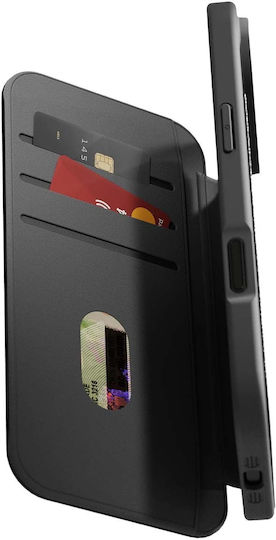 Cygnett Iphone 17 Pro Leather Magsafe Magwallet Shockproof Wallet Case Black