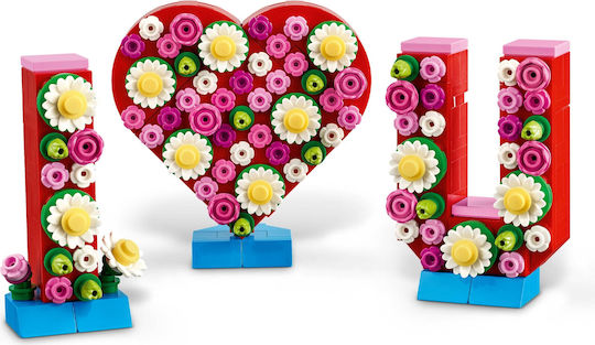 LEGO Building Blocks Love Letters - Valentine's Day for 8+ Years 345 Pieces