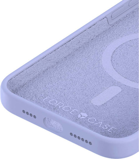 Force Case Силиконов Калъф Iphone 17 Съвместим С Magsafe Удароустойчив 2м Светлосин