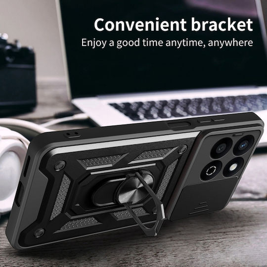 Magnetic Umschlag Rückseite Schwarz (Honor 200 Smart)