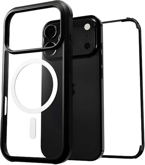 Cygnett Magtitan Magsafe Пълно Калъфче Iphone 17 Pro 9h Протектор На Екран Прозрачен Черен