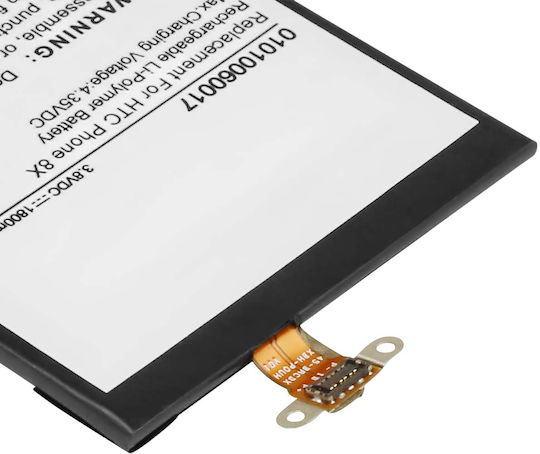 Avizar Replacement Battery Htc Windows Phone 8x Li-polymer 1800mah 3.8v White Black