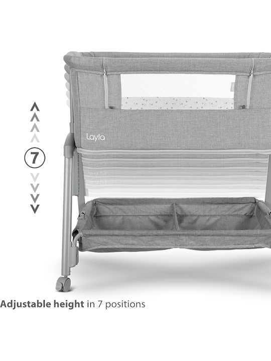 Lorelli Cradle with Mattress and Wheels Beige