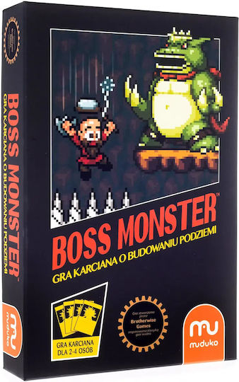 Board Game Boss Monster for 2-4 Players 13+ Years Old (PL) Muduko
