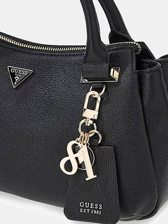 Evie Triple Comp Women's Satchel Bag Black