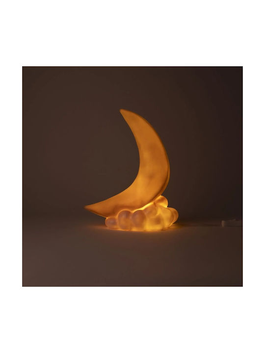 Egmont Led Kids Decorative Lamp Gold 27x15x33εκ.