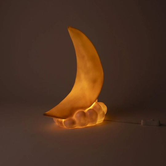 Egmont Lumini LED Lampă decorativă pentru copii Auriu 27x15x33εκ.