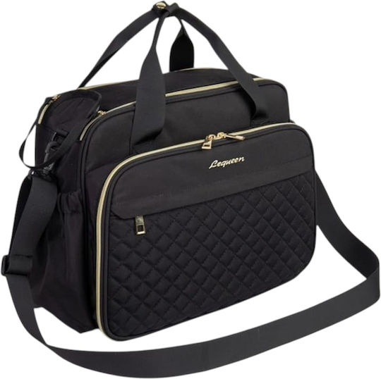 Lequeen Shoulder/Hand Diaper Bag Gray