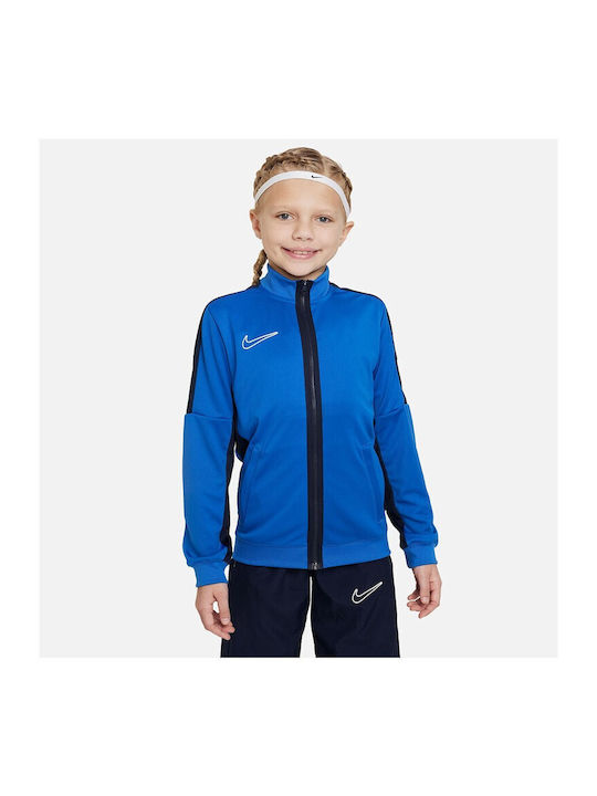 Athletic Kids Cardigan Dri-Fit Knitted Blue Academy