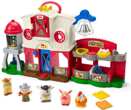 Fisher Price Ζωάκι Little People Caring For Animal Farm με Μουσική και Ήχους για 12+ Μηνών