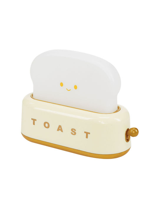 Techkidz Toasted Nightlight Children Morning Model White Yellow