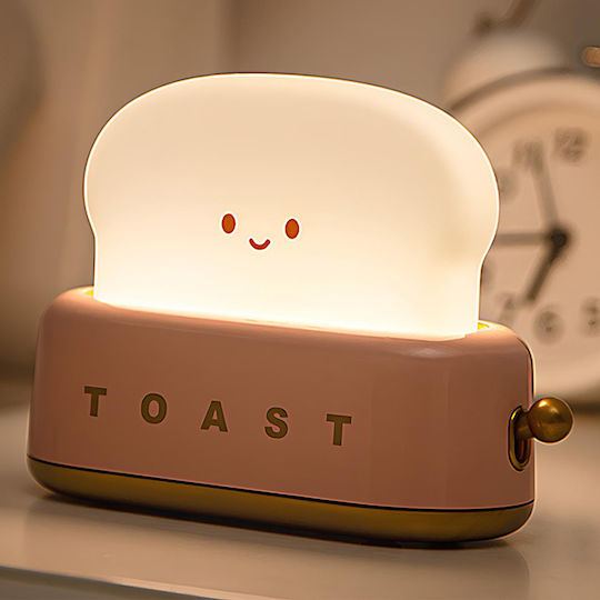 Techkidz Toasted Nightlight Children Morning Model White Pink