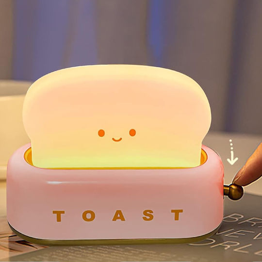 Techkidz Toasted Nightlight Children Morning Model White Pink