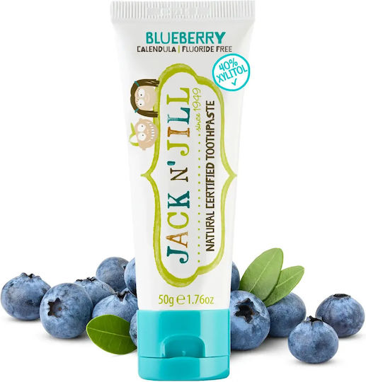Jack n' Jill Βρεφική Οδοντόκρεμα για 6m+ με Γεύση Berries Χωρίς Φθόριο 50gr