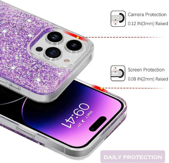 Techsuit Sparkly Back Cover Multicolour (Moto G54)