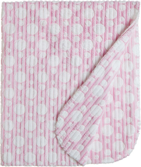 Tender Comforts Decke Wickeltücher für Kinderzimmer Rosa mit Tierchen 75x90cm