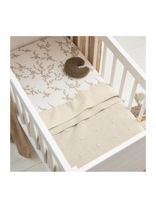 Meyco Decke Gestrickt Beige 100x150cm