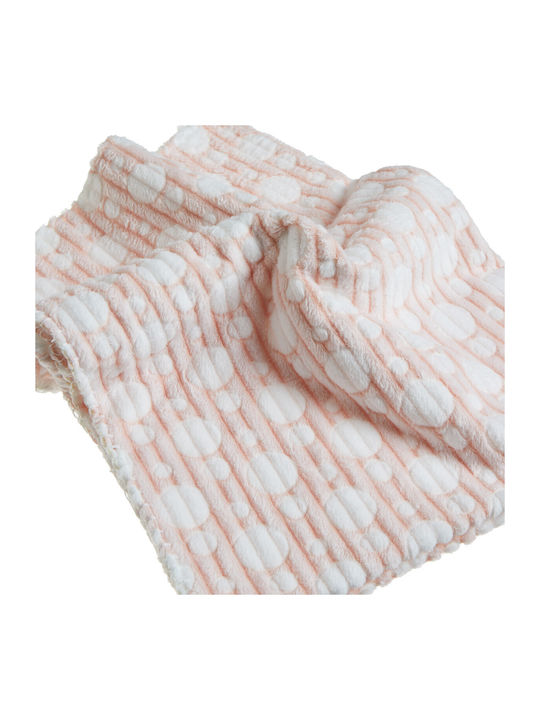 Tender Comforts Blanket Nursery Swaddling Blankets Pink with Animal 75x90cm