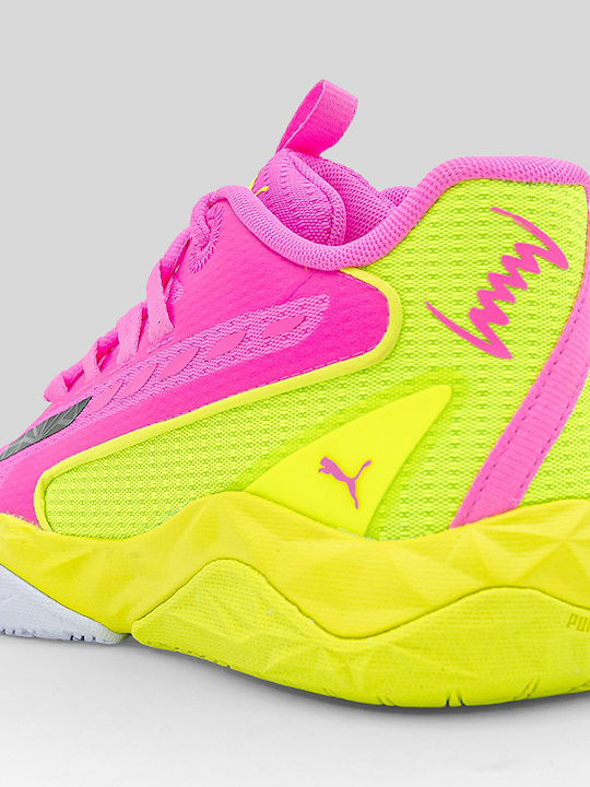 Dagger 2 Kids Sports Shoes Basketball with Laces Fuchsia