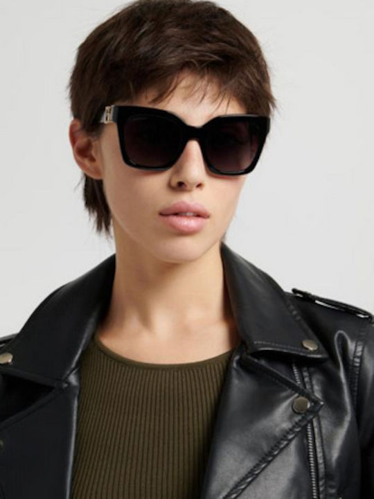 Dsquared2 Γυαλιά Ηλίου Μαύρα με Κοκκάλινο Σκελετό Dsquared2 Γυαλιά Ηλίου Μαύρα με Κοκκάλινο Σκελετό