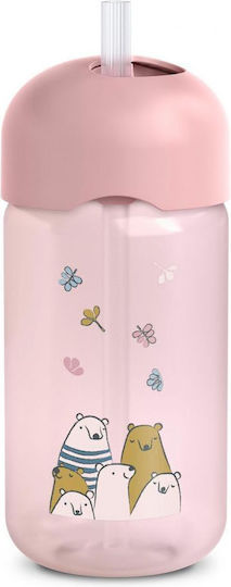 Suavinex Baby Cup made of Silicone Pink 340ml for 18m+m+